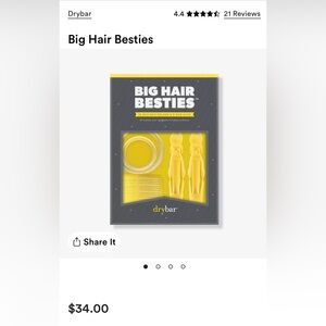 Drybar Big Hair Besties Styling Set in Yellow